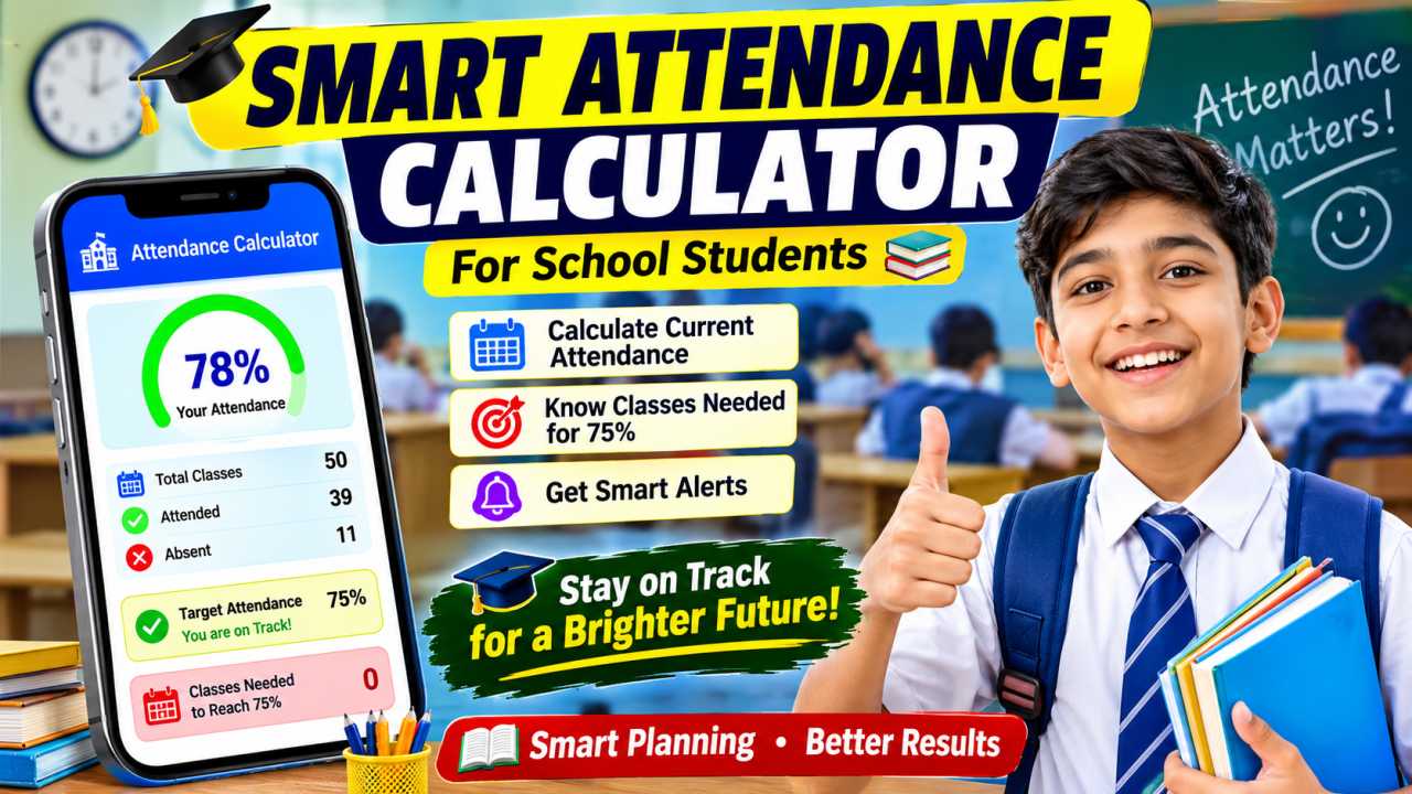 Attendance Percentage Formula